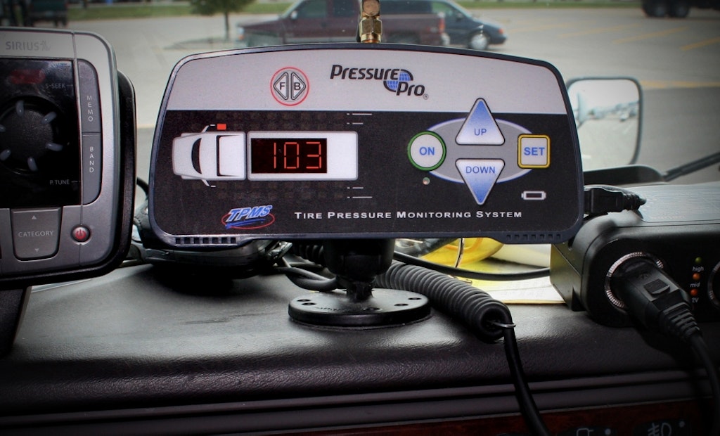 Tire pressure monitoring solutions help fleets cut costs and go green