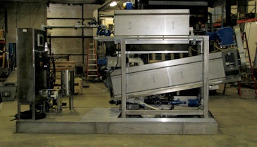 Screw press maximizes dewatering in small footprint