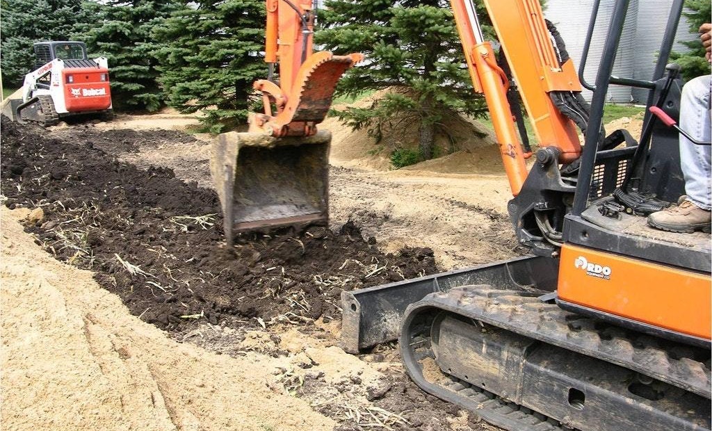 Excavation and Over-Excavation When Installing Septic System Components