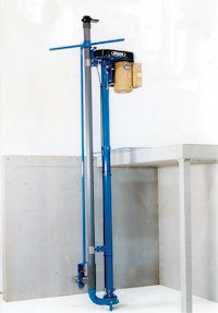 Vertical pump fit for dewatering applications