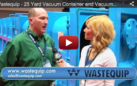 Wastequip - 25 Yard Vacuum Container and Vacuum Truck Ramps - 2012 Pumper & Cleaner Expo