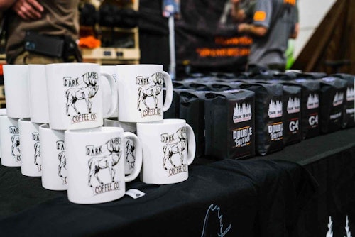 A great way to keep your brand on the minds of hunters throughout the year is to sell or give away products during the show featuring your company’s name and logo.