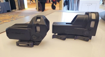 The Meprolight M22, left, next to its predecessor, the M21. 