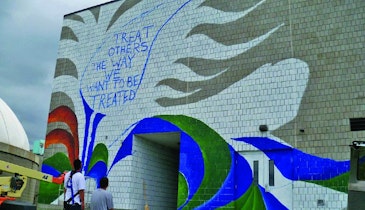 A Plant On The Mississippi’s Gets A Colorful Mural Conveying Respect For Water