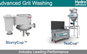 Grit Washing Without Losing Captured Fine Grit Particles