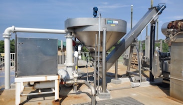 Combined Grit Washing and Dewatering System Provides Clean, Dry Grit, Reducing Odor and Disposal Costs