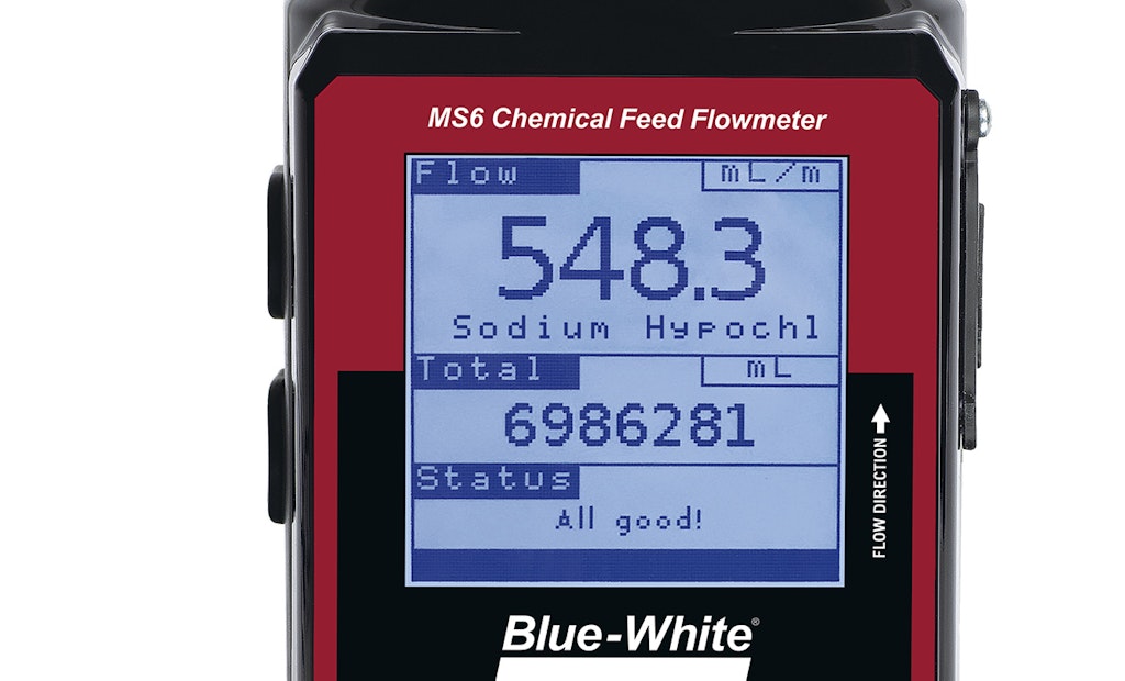 Sonic-Pro MS6: Simple, Accurate Monitoring of Chemical Feed