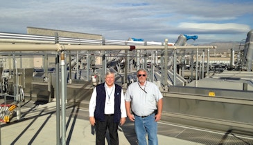 North Las Vegas MBR Plant is Protected from Hair and Fiber by Center Feed Drum Screen
