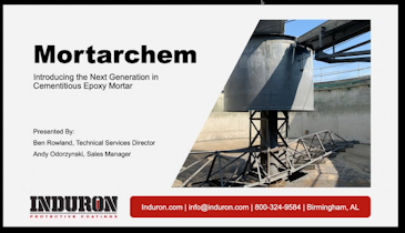 Induron Introduces Mortarchem: The Next Generation of Cementitious Epoxy Mortar