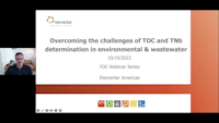 Webinar: Overcoming the Challenges of TOC and TNb Determination in Environmental Water & Wastewater