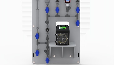 Space-Saving CHEM-FEED Wall-Mount Skid System