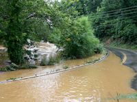 Disaster Prevention: Monitoring Water Depth in Roadside Drainage Ditches with Level Sensors