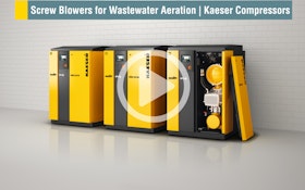 Screw Blowers for Wastewater Aeration