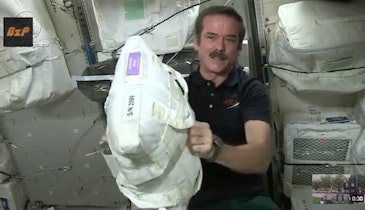 Astronaut Explains Drinking Water in Space