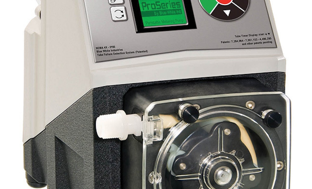 Peristaltic Metering Pump Offers Precision at High Pressure