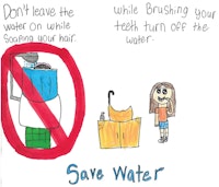 A Florida Town Sponsors a Drop Savers Water Conservation Poster Contest for Kids
