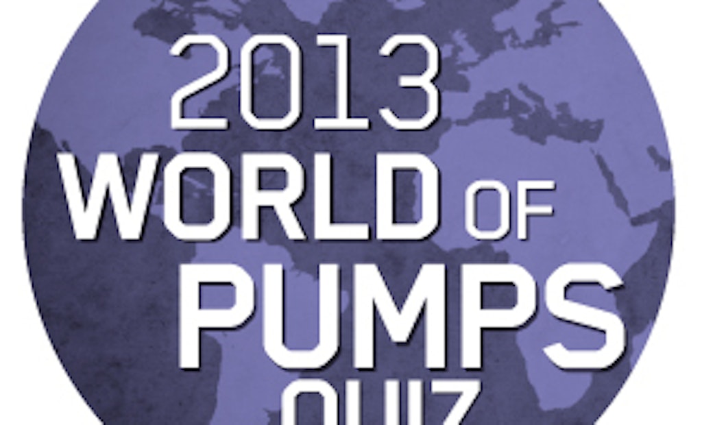 Thousands from 140 countries enter ITT Goulds Pumps’ World of Pumps Quiz