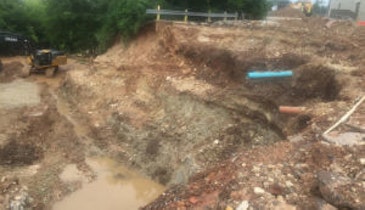 Sinkhole Severs Sewers, Wipes Out Lift Station