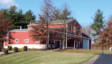 A Pennsylvania Clean-Water Plant Masquerades as a Red Barn to Blend in With Its Scenic Surroundings