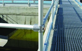Grating/Handrails/Ladders - Aluminum safety railings