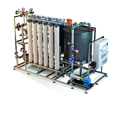 A Hollow-Fiber Ultrafiltration System Suits Waters High In Solids, Color, TOC