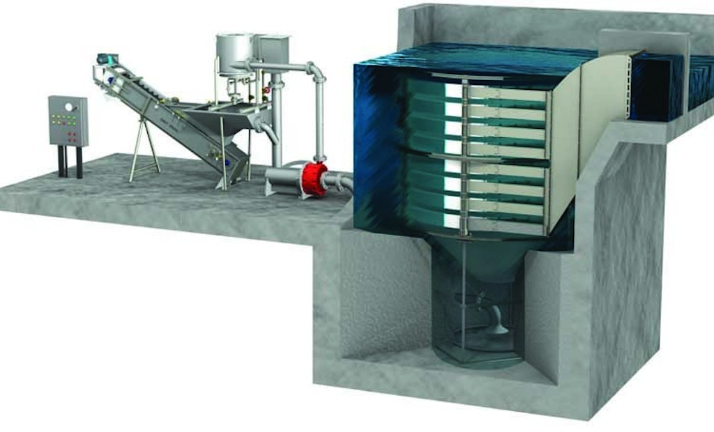 Hydro International Grit Removal System Adaptable For Intermittent Pumping