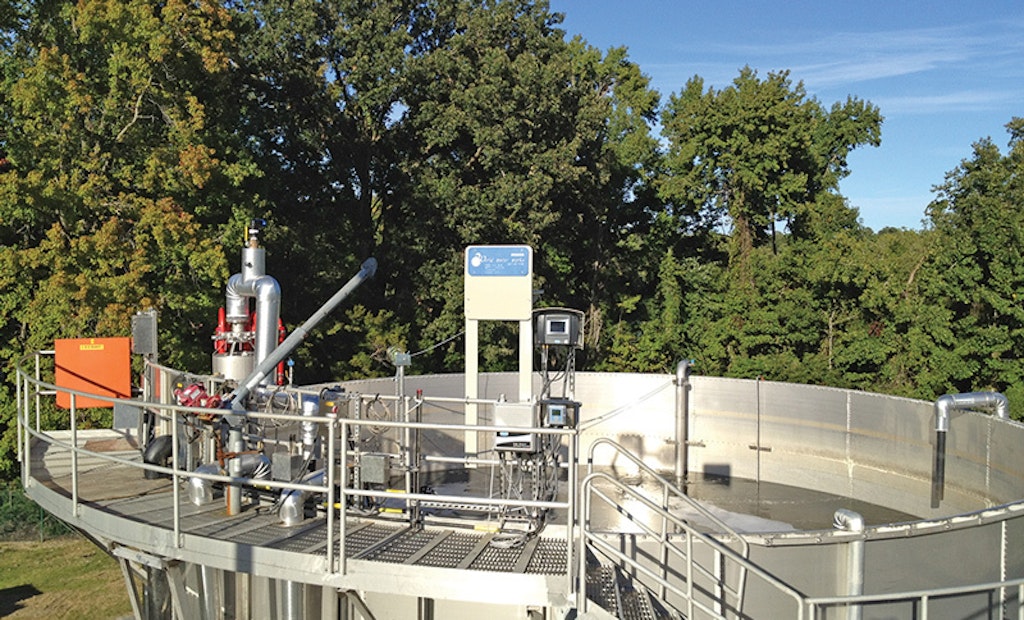 Nitrogen removal system uses less energy, no carbon source
