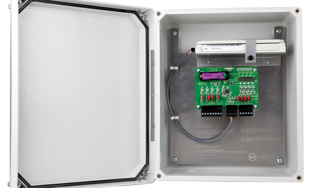 Product Spotlights - Water: Satellite-based system monitors operating conditions at remote sites