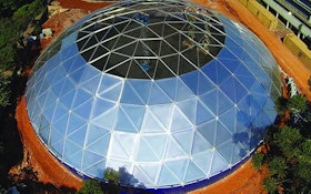 Covers/Domes - Tank Connection aluminum geodesic domes