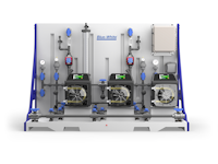 CHEM-FEED Plastic Triplex Skid Delivers Precise Chemical Feed