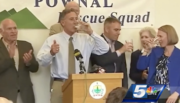Governor Drinks Pownal Water To Prove It’s Safe
