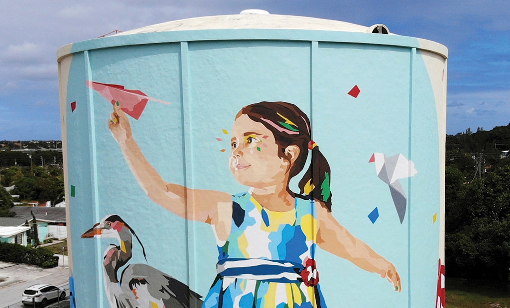 A Water Tower Memorializes an Iconic Story in Children's Literature and Popular Culture
